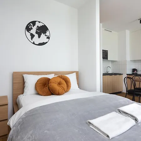 Appartement Nearto Main Railway Station Free Parking & Air Conditioning Krakau